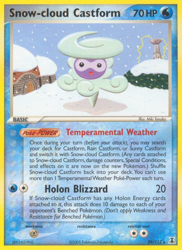 Snow-cloud Castform - MoxLand - MoxLand