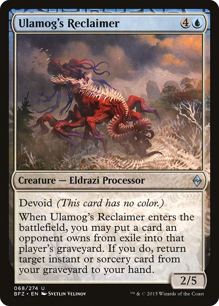 Reivindicador de Ulamog / Ulamog's Reclaimer - Magic: The Gathering - MoxLand