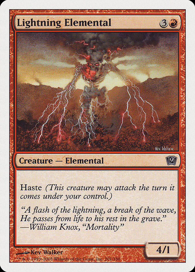 Elemental do Relâmpago / Lightning Elemental - Magic: The Gathering - MoxLand