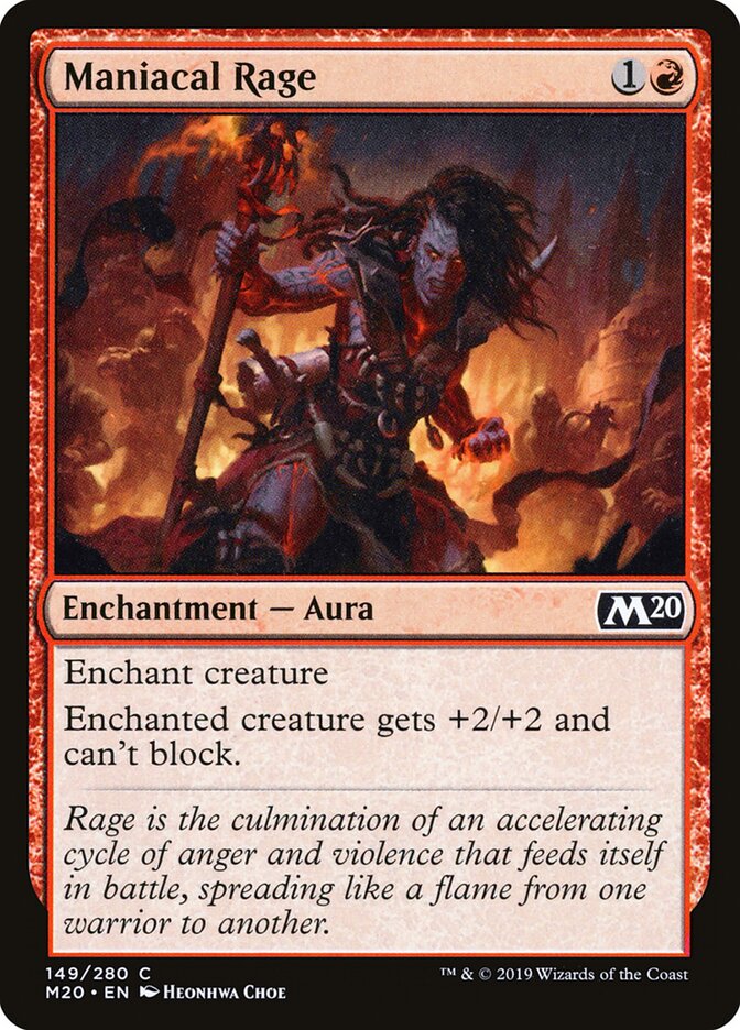 Fúria Maníaca / Maniacal Rage - Magic: The Gathering - MoxLand