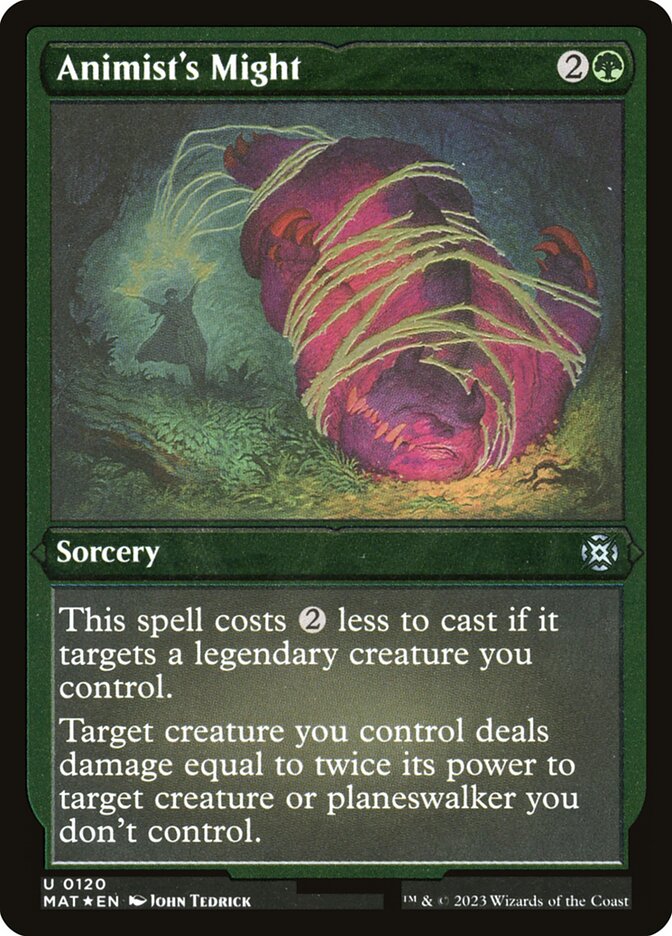 Força da Animista / Animist's Might - Magic: The Gathering - MoxLand