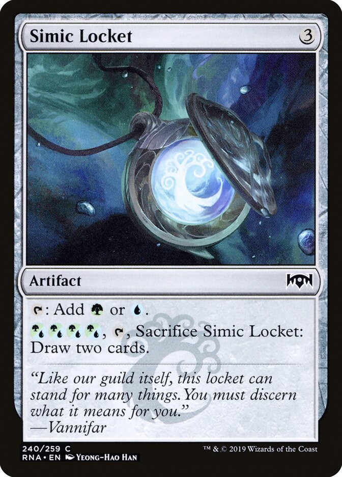 Medalhão Simic / Simic Locket - Magic: The Gathering - MoxLand