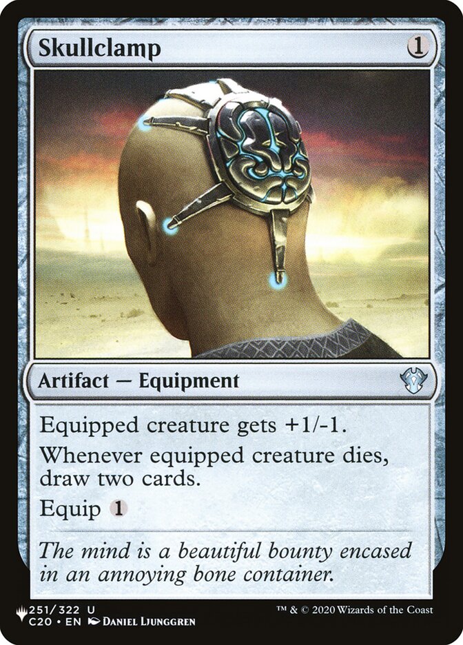 Pinça Craniana / Skullclamp - Magic: The Gathering - MoxLand