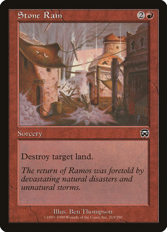 Chuva de Pedras / Stone Rain - Magic: The Gathering - MoxLand