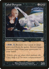 Cirurgiã da Cabala / Cabal Surgeon - Magic: The Gathering - MoxLand