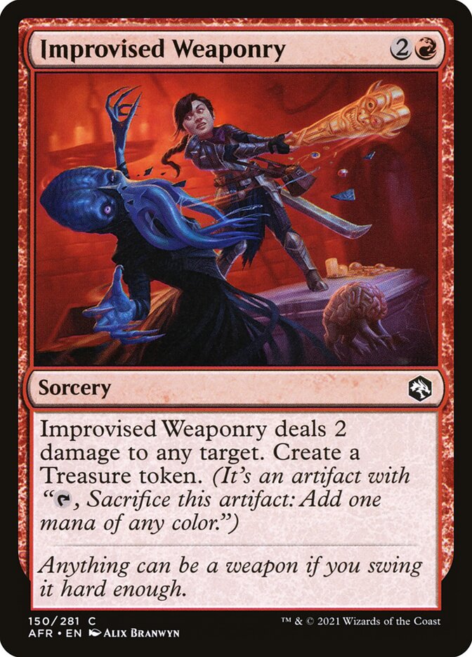 Armas Improvisadas / Improvised Weaponry - Magic: The Gathering - MoxLand