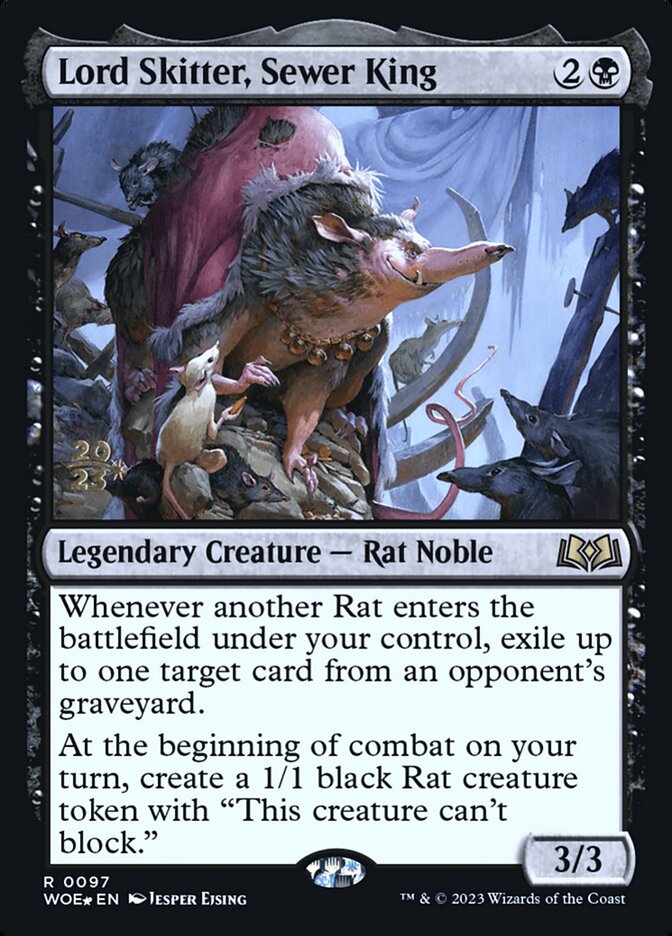 Lorde Esgueiro, Rei do Esgoto / Lord Skitter, Sewer King - Magic: The Gathering - MoxLand