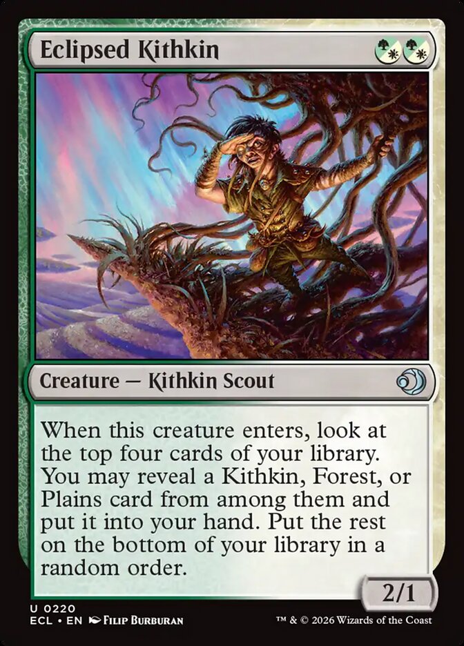 Kithkin Eclipsado / Eclipsed Kithkin - Magic: The Gathering - MoxLand
