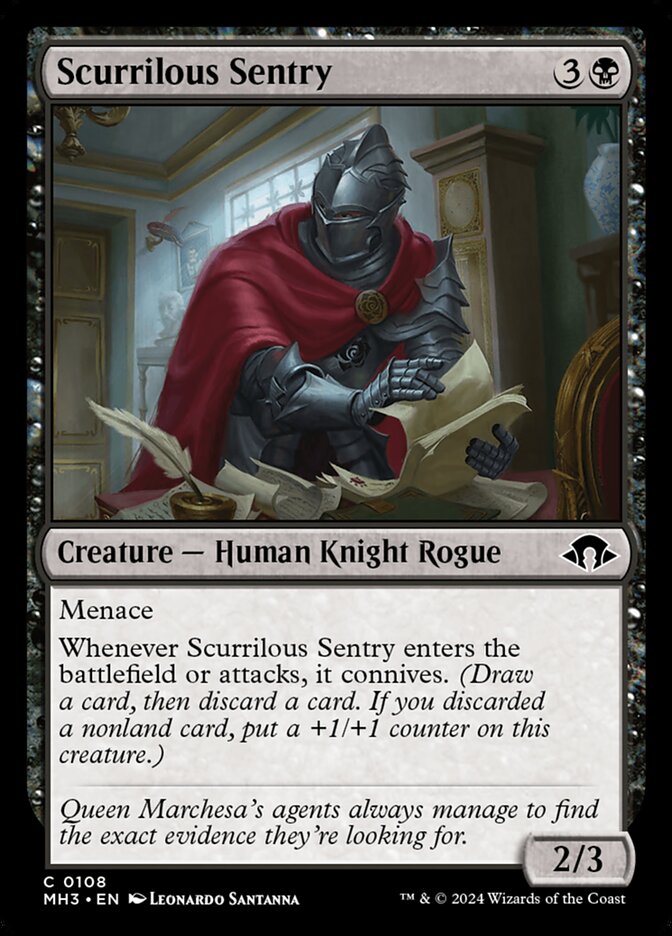 Sentinela Indecente / Scurrilous Sentry - Magic: The Gathering - MoxLand