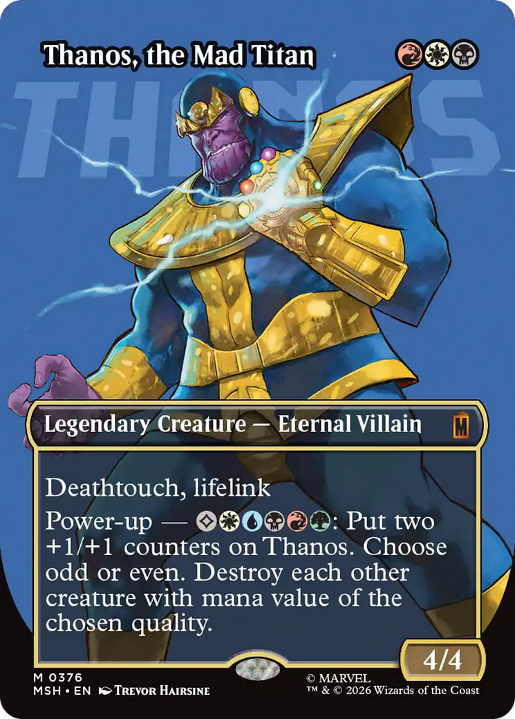 Thanos, the Mad Titan - Magic: The Gathering - MoxLand