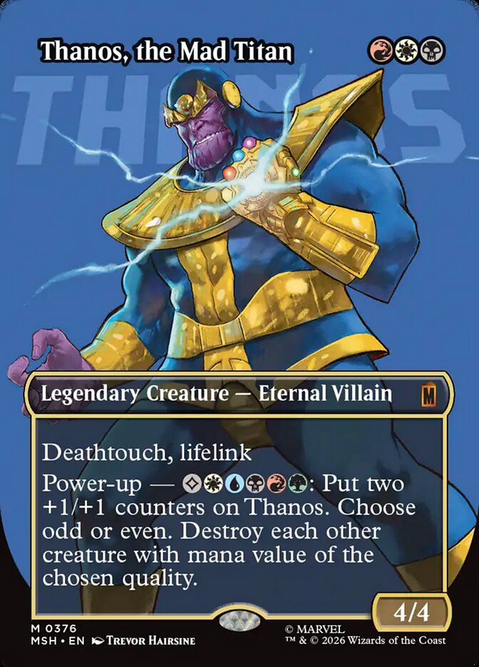 Thanos, the Mad Titan - Magic: The Gathering - MoxLand