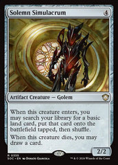 Simulacro Solene / Solemn Simulacrum - Magic: The Gathering - MoxLand