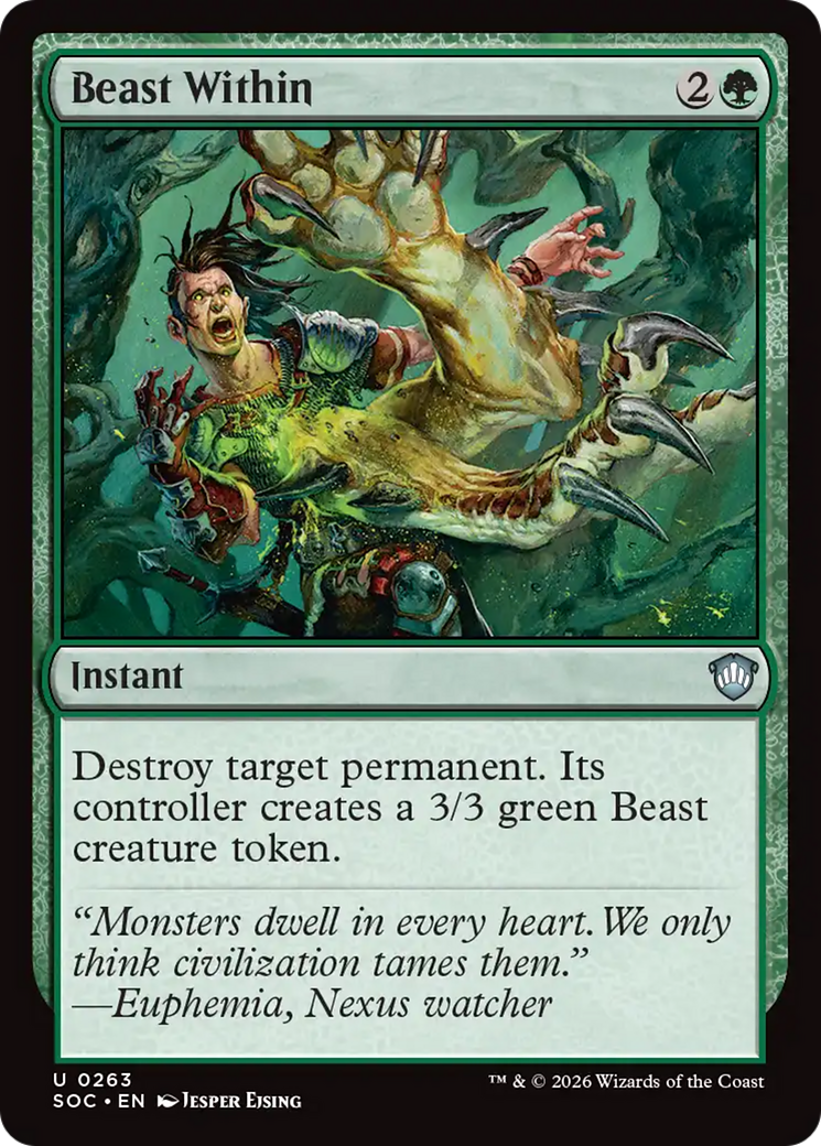 Fera Interior / Beast Within - Magic: The Gathering - MoxLand