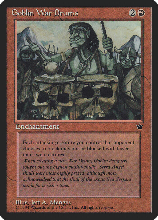 Tambores de Guerra dos Goblins / Goblin War Drums - Magic: The Gathering - MoxLand