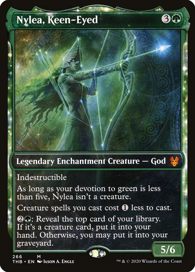 Nileia, Mira Certeira / Nylea, Keen-Eyed - Magic: The Gathering - MoxLand