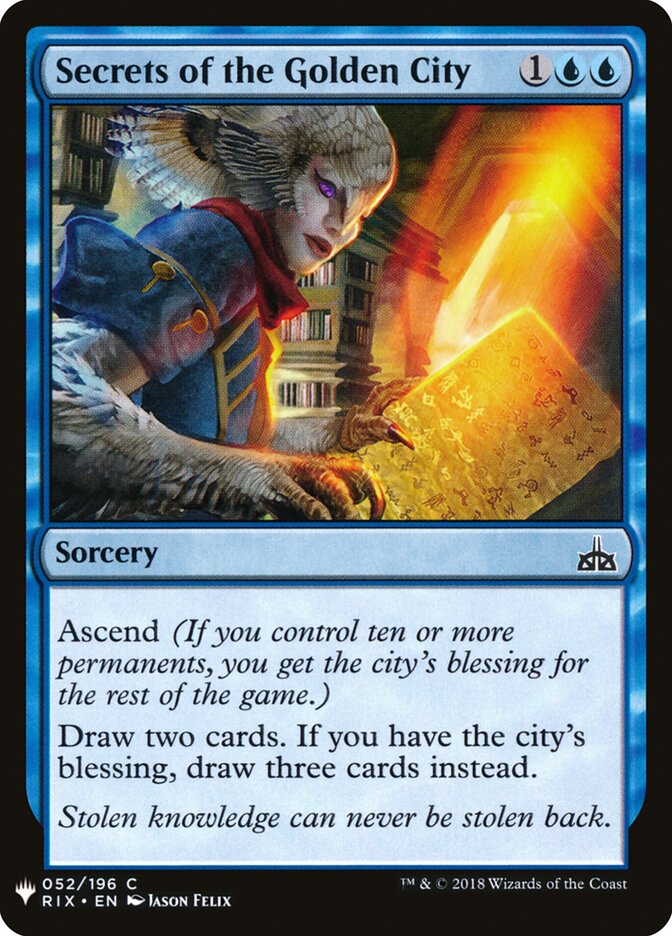 Segredos da Cidade Dourada / Secrets of the Golden City - Magic: The Gathering - MoxLand