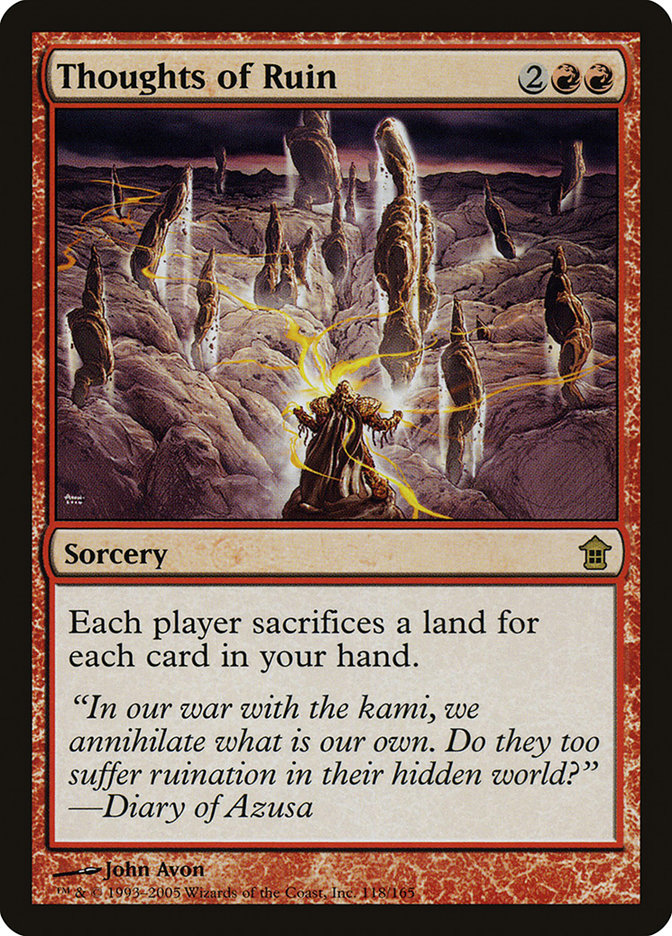 Expectativa de Ruína / Thoughts of Ruin - Magic: The Gathering - MoxLand