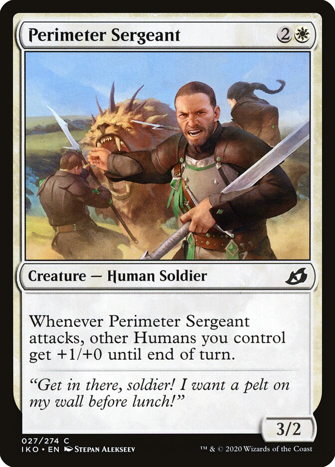Sargento do Perímetro / Perimeter Sergeant - Magic: The Gathering - MoxLand