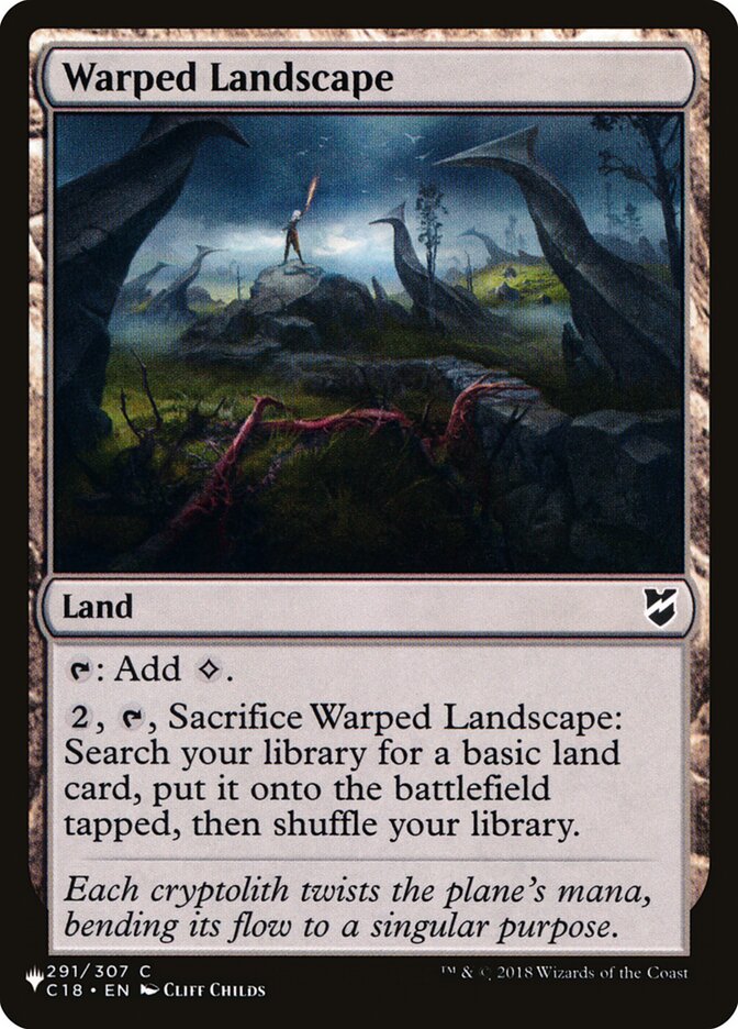 Paisagem Distorcida / Warped Landscape - Magic: The Gathering - MoxLand