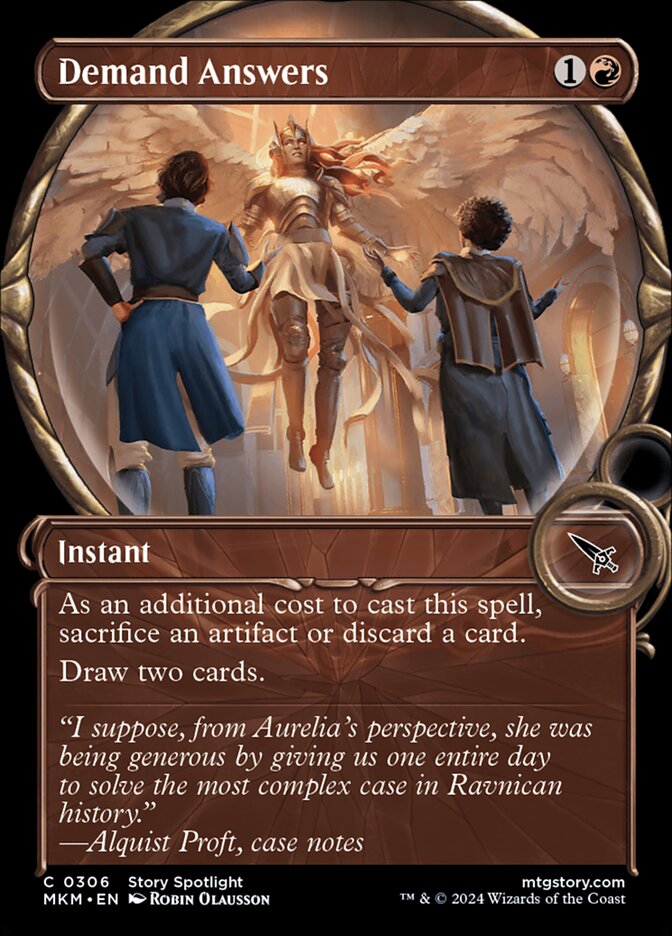 Exigir Respostas / Demand Answers - Magic: The Gathering - MoxLand