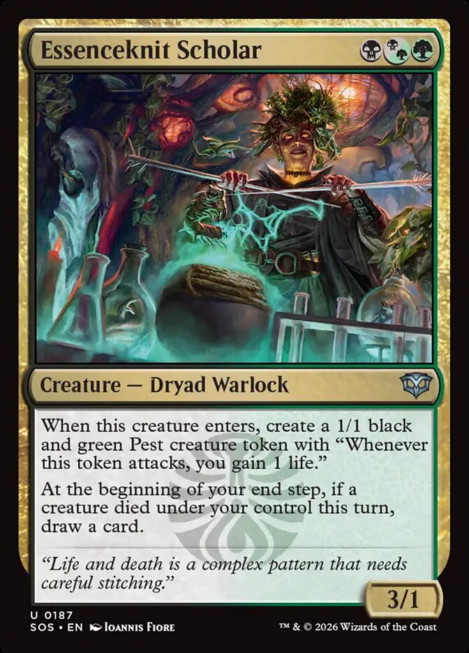 Essenceknit Scholar - Magic: The Gathering - MoxLand