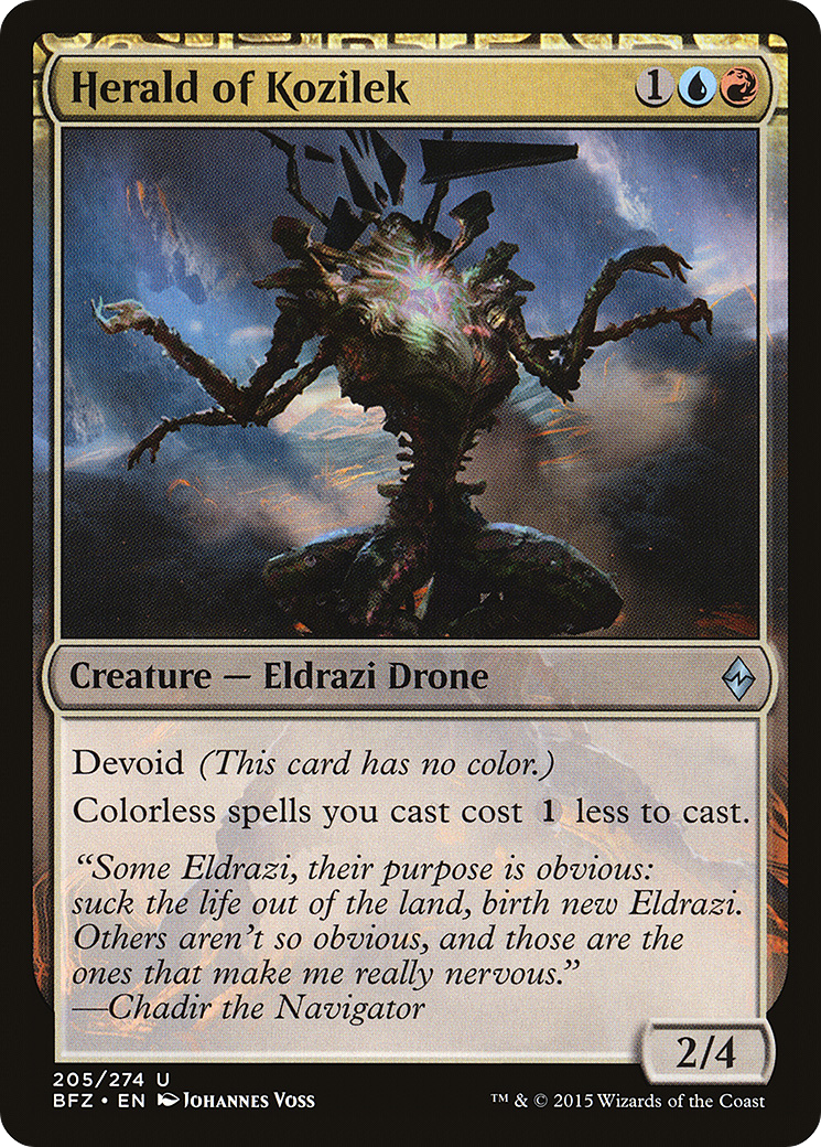 Arauto de Kozilek / Herald of Kozilek - Magic: The Gathering - MoxLand