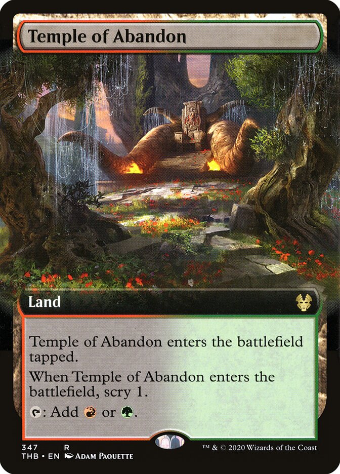 Templo do Abandono / Temple of Abandon - Magic: The Gathering - MoxLand