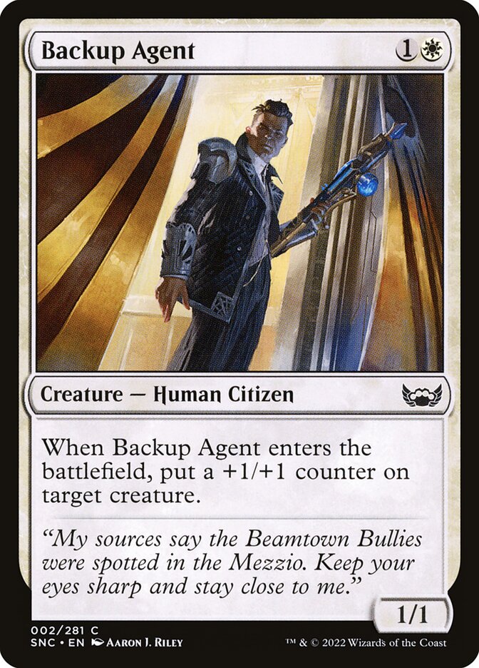Agente de Reforço / Backup Agent - Magic: The Gathering - MoxLand
