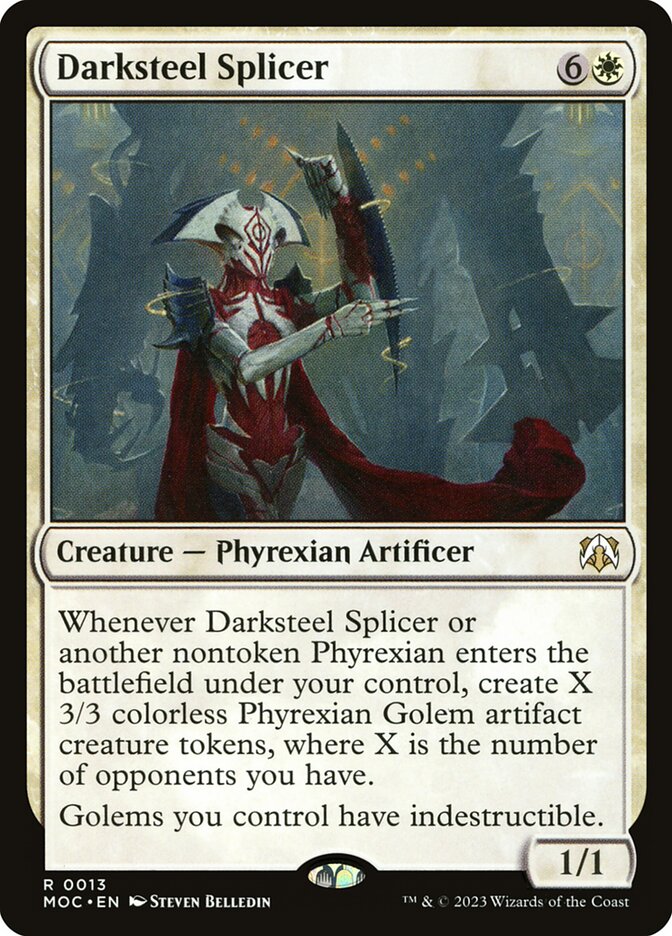 Implantador de Aço Negro / Darksteel Splicer - Magic: The Gathering - MoxLand