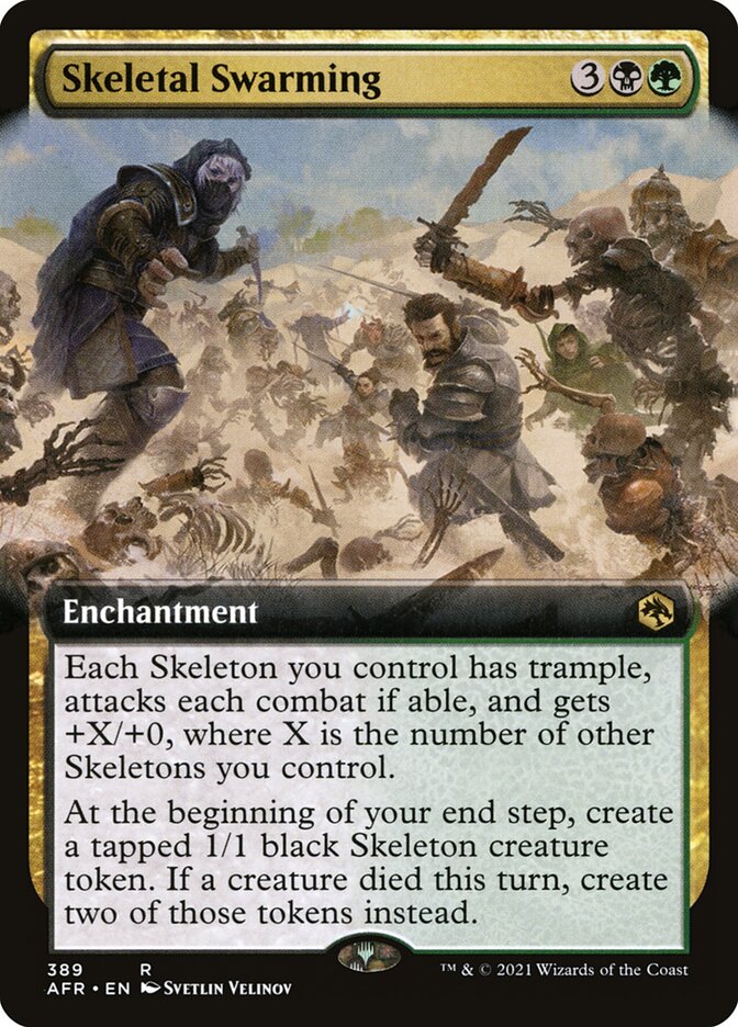 Enxame Esquelético / Skeletal Swarming - Magic: The Gathering - MoxLand