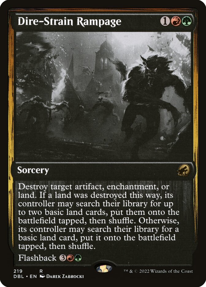 Fúria da Linhagem Macabra / Dire-Strain Rampage - Magic: The Gathering - MoxLand