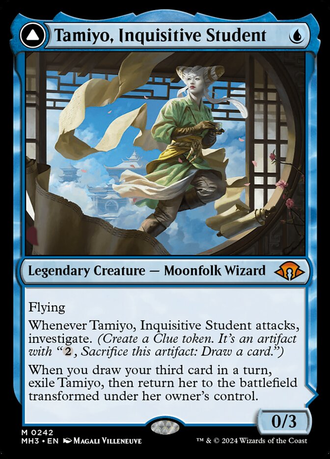 Tamiyo, Estudante Inquisitiva / Tamiyo, Inquisitive Student - Magic: The Gathering - MoxLand