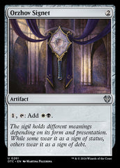 Sinete Orzhov / Orzhov Signet - Magic: The Gathering - MoxLand