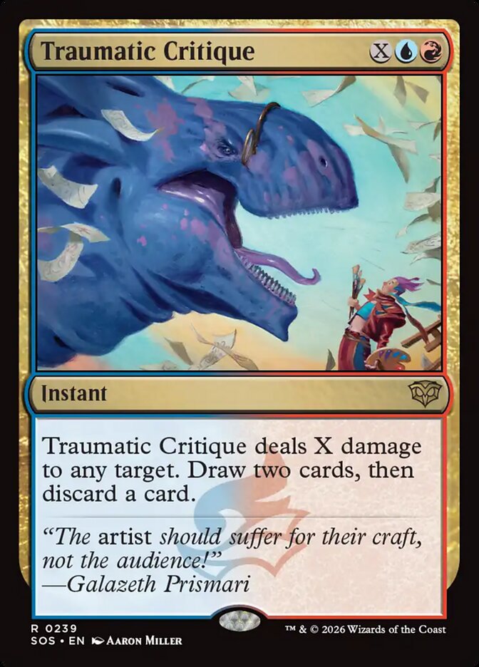 Traumatic Critique - Magic: The Gathering - MoxLand