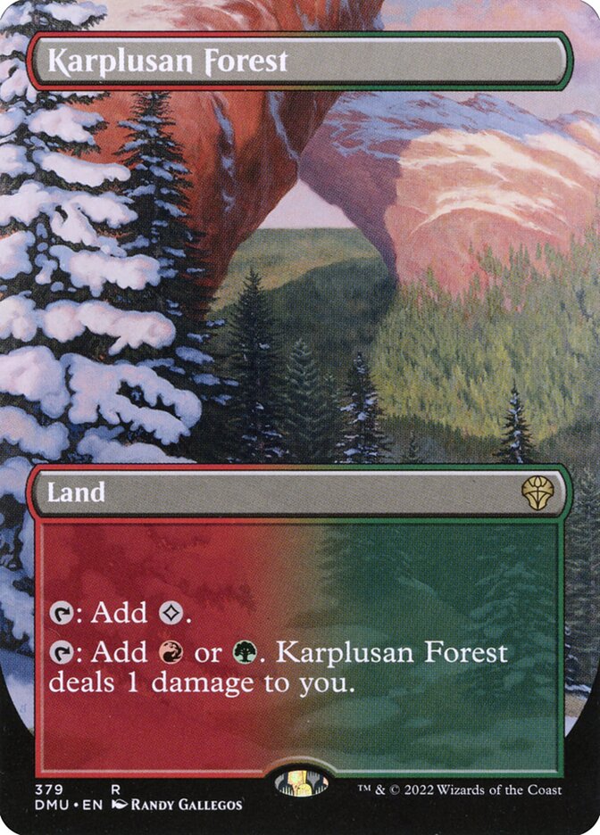 Floresta Karplusana / Karplusan Forest - Magic: The Gathering - MoxLand