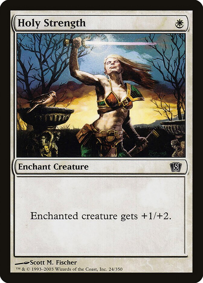 Força Divina / Holy Strength - Magic: The Gathering - MoxLand