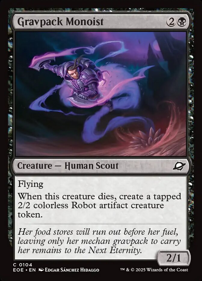 Monoísta do Propulsor Gravitacional / Gravpack Monoist - Magic: The Gathering - MoxLand