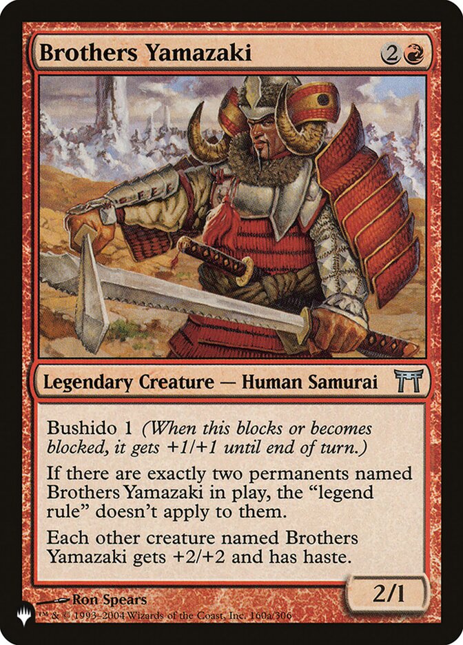 Brothers Yamazaki - Magic: The Gathering - MoxLand