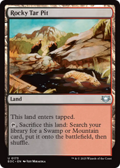 Poço de Piche Rochoso / Rocky Tar Pit - Magic: The Gathering - MoxLand