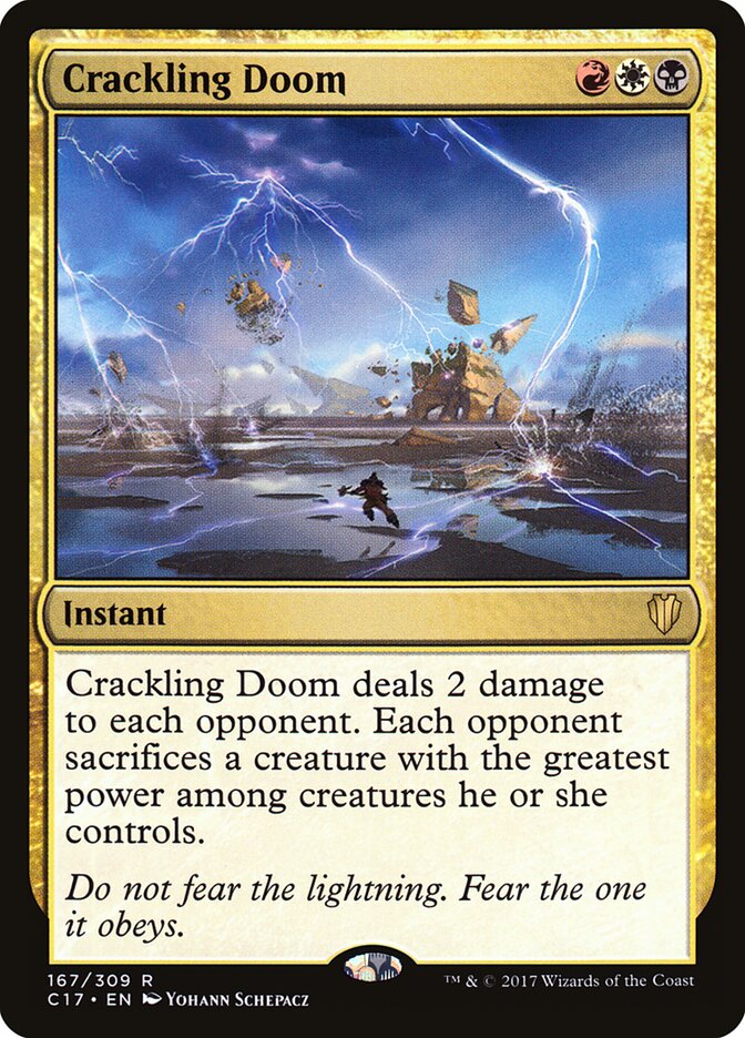 Fim Crepitante / Crackling Doom - Magic: The Gathering - MoxLand