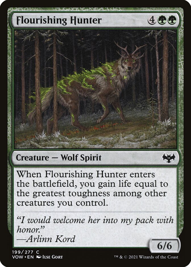 Caçadora Florescente / Flourishing Hunter - Magic: The Gathering - MoxLand