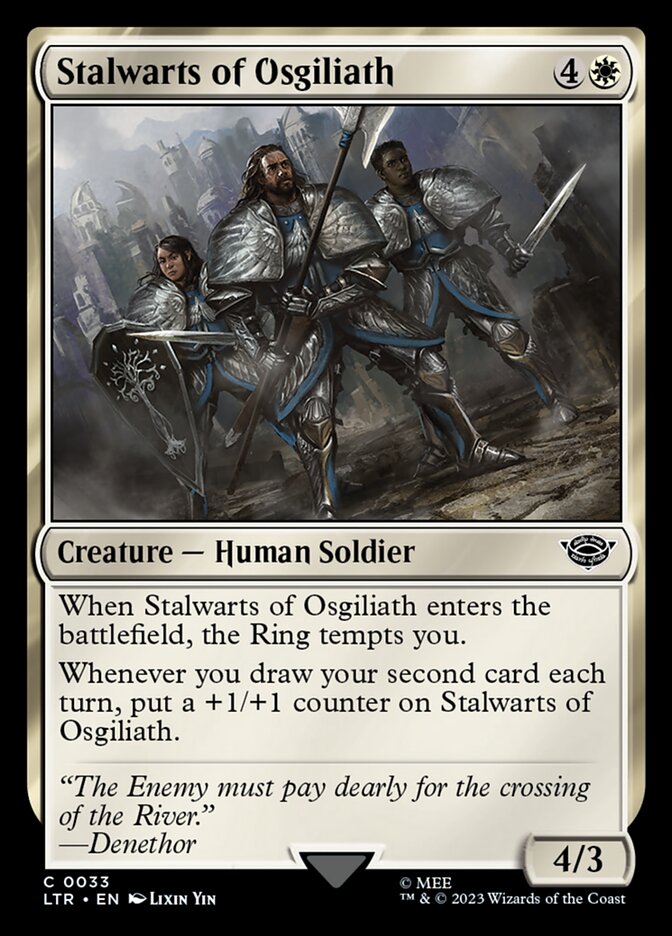 Destemidos de Osgiliath / Stalwarts of Osgiliath - Magic: The Gathering - MoxLand