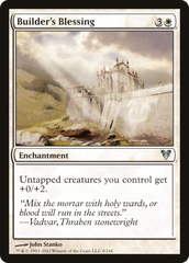 Bênção do Construtor / Builder's Blessing - Magic: The Gathering - MoxLand
