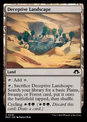 Paisagem Enganadora / Deceptive Landscape - Magic: The Gathering - MoxLand