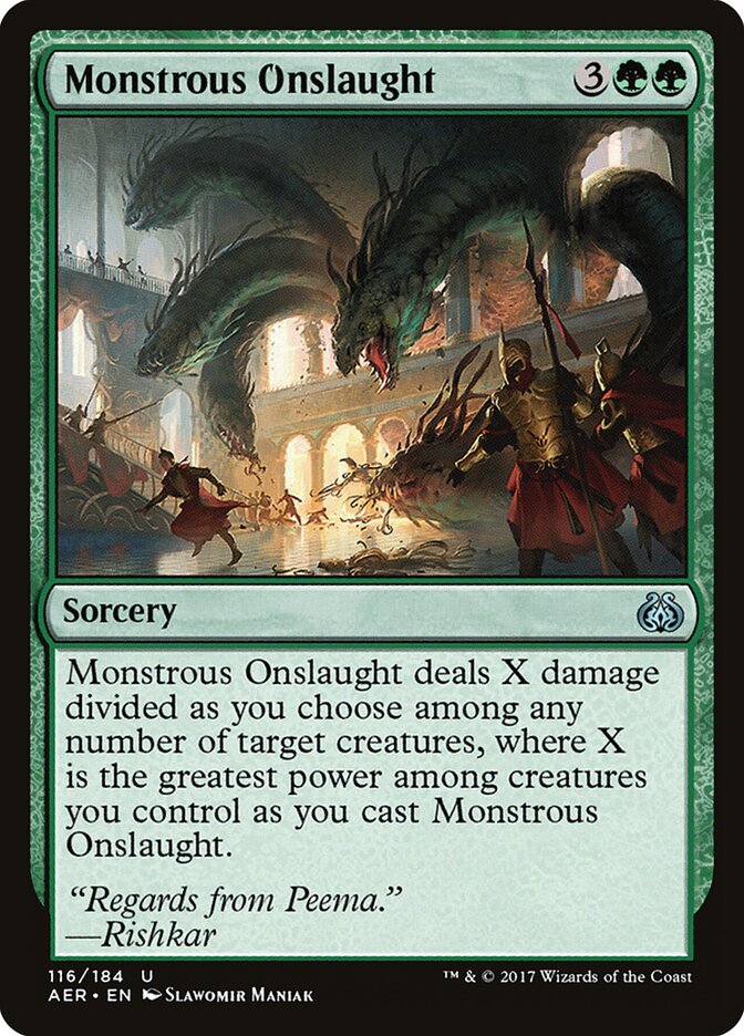Investida Monstruosa / Monstrous Onslaught - Magic: The Gathering - MoxLand