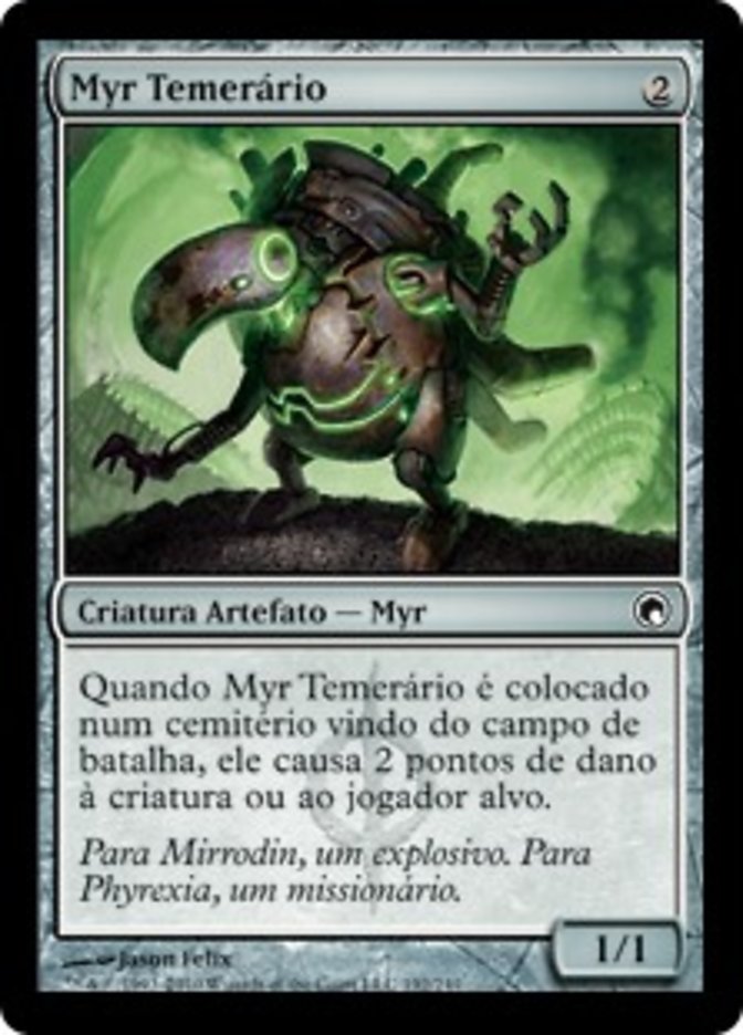 Myr Temerário / Perilous Myr - Magic: The Gathering - MoxLand