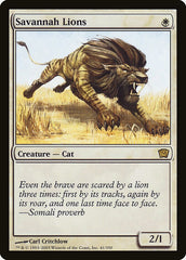 Leões da Savana / Savannah Lions - Magic: The Gathering - MoxLand