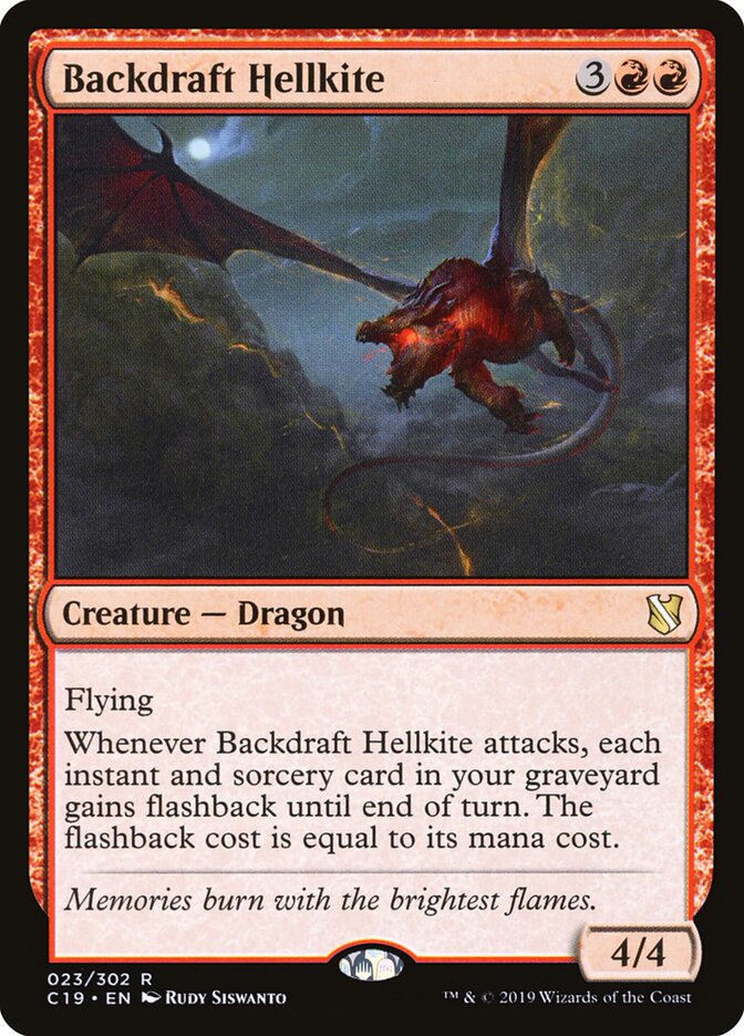 Dragão Avérneo do Retrofluxo / Backdraft Hellkite - Magic: The Gathering - MoxLand