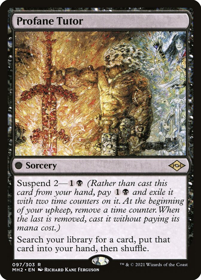 Tutor Profano / Profane Tutor - Magic: The Gathering - MoxLand