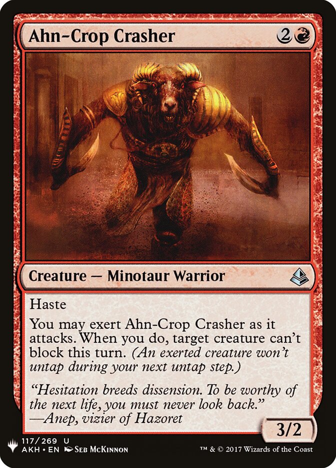 Demolidor da Safra Ahn / Ahn-Crop Crasher - Magic: The Gathering - MoxLand